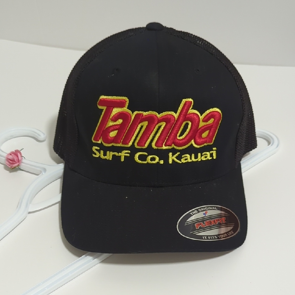 BN Tamba Surf Co. Kauai Black Flexfit Cap